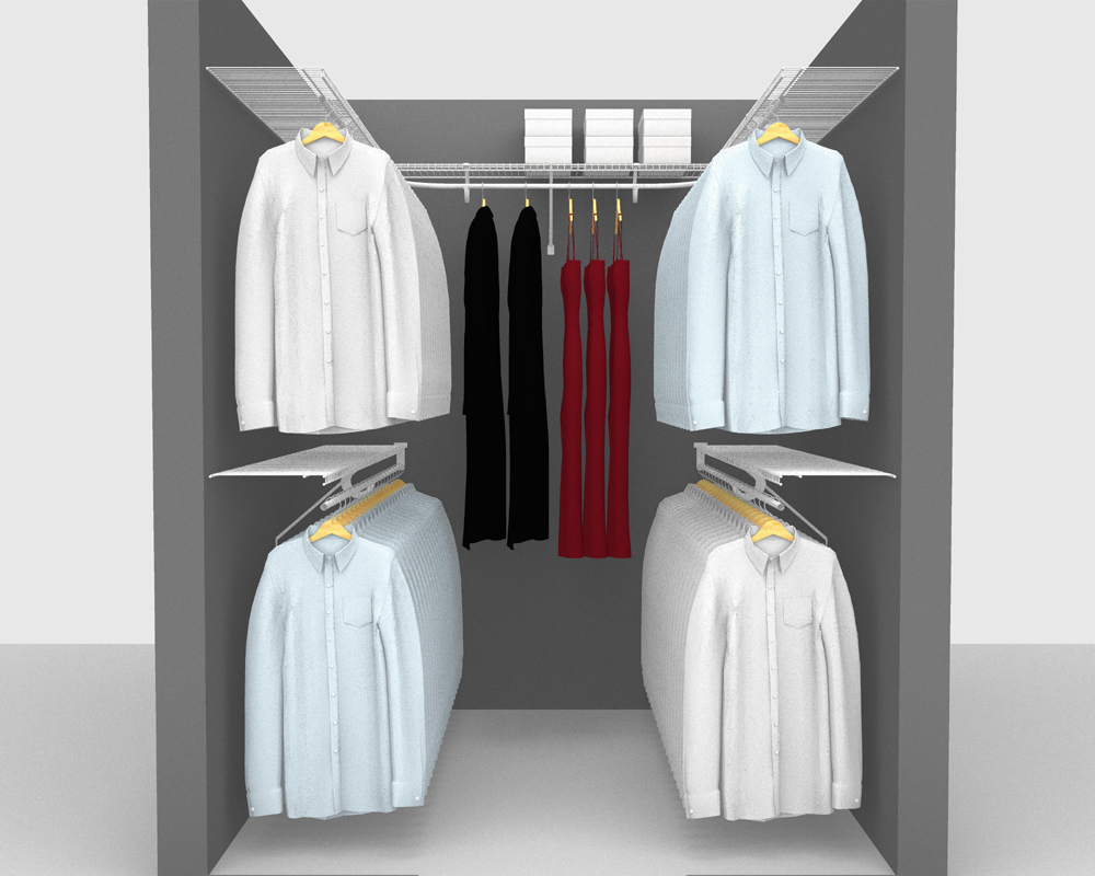 Fixed Mount Package 1 - All Purpose Shelving with SuperSlide up to